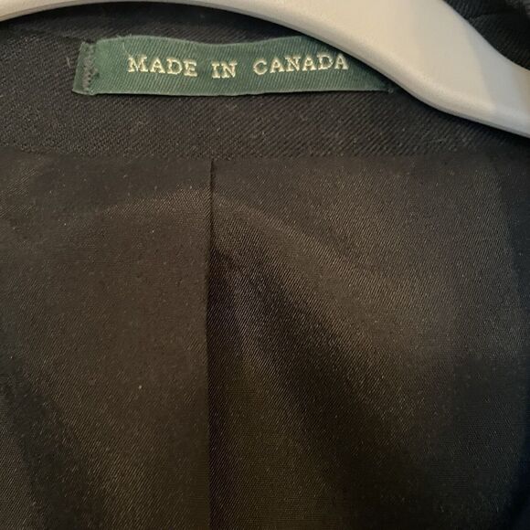 Lauren Ralph Lauren Mens Blazer 44R Navy 100% Wool Canada Made Jacket VTG 1998 - Picture 3 of 12